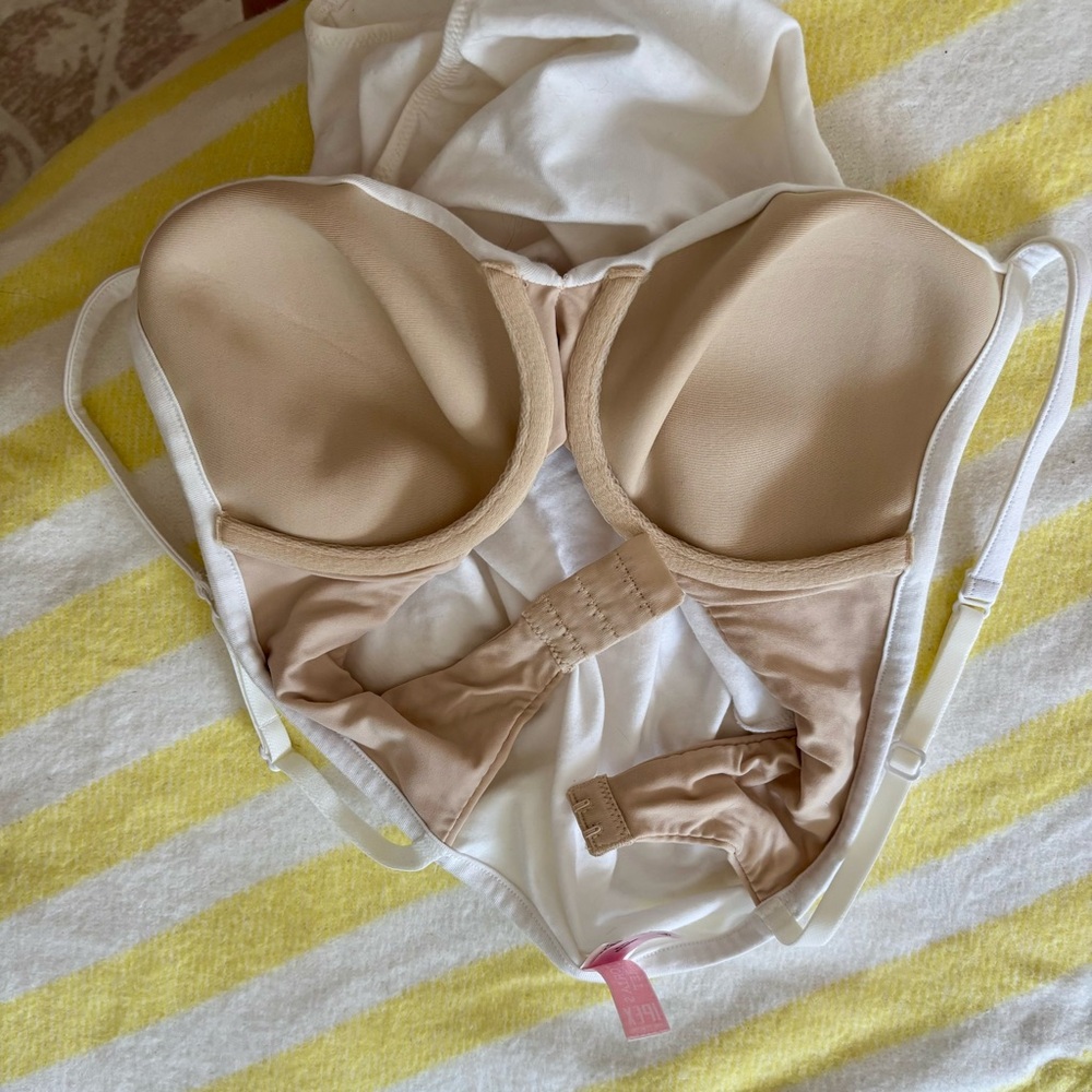 Victoria’s Secret white tank IPEX bodysuit, 34B EUC - Picture 7 of 11